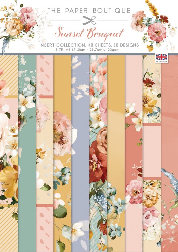 The Paper Boutique Sunset Bouquet Insert Collection
