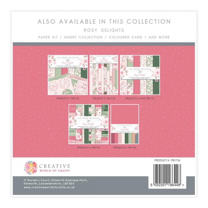 The Paper Boutique Rosy Deligths Paper Kit 