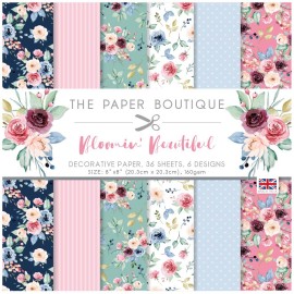 The Paper Boutique Bloomin' Beautiful 8x8 Paper Pad