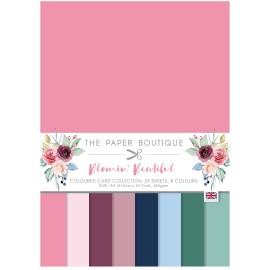 The Paper Boutique Bloomin' Beautiful Colour Card Collection