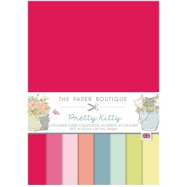 The Paper Boutique Pretty Kitty Colour Card Collection