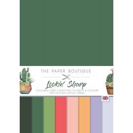 The Paper Boutique Lookin' Sharp Colour Card Collection