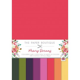 The Paper Boutique Peony Dreams Colour Card Collection