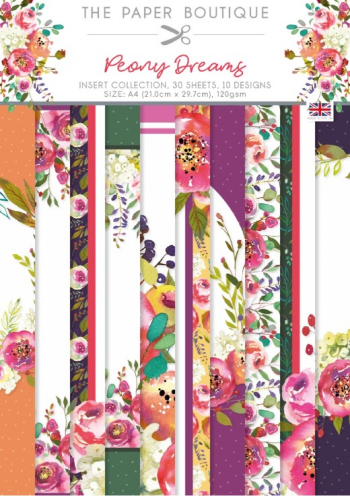 The Paper Boutique Peony Dreams Insert Collection