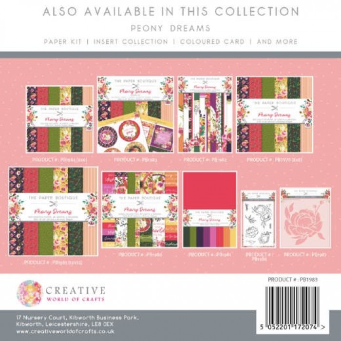 The Paper Boutique Peony Dreams Paper Kit 