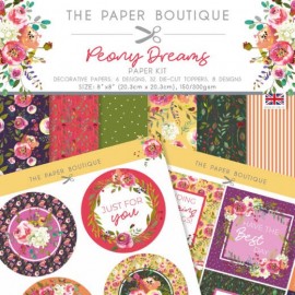 The Paper Boutique Peony Dreams Paper Kit