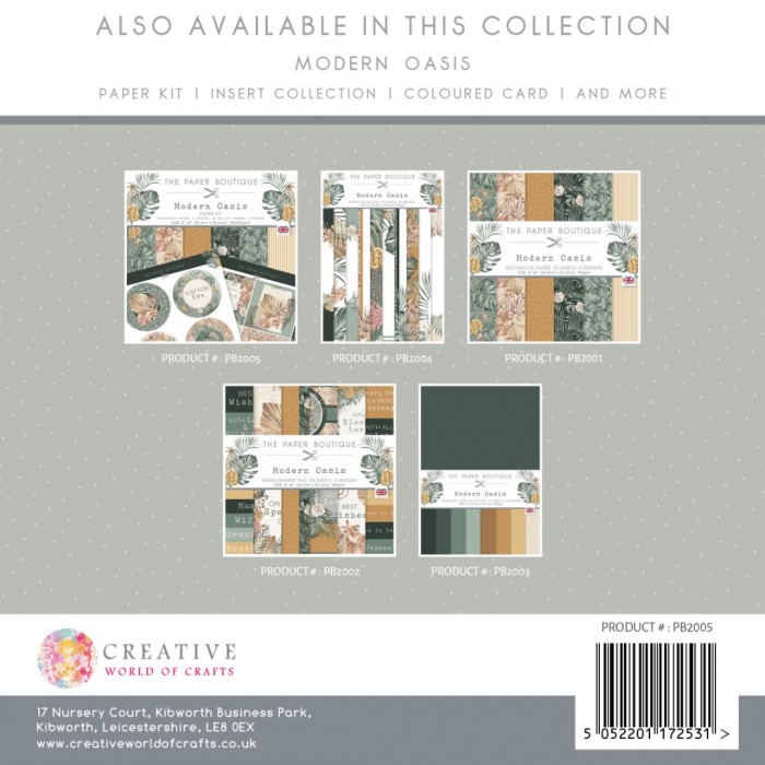The Paper Boutique Modern Oasis Paper Kit 