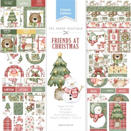 The Paper Boutique Friends at Christmas 8x8 Paper Kit Pad