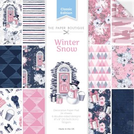 The Paper Boutique Winter Snow 8x8 Decorative Paper Pad