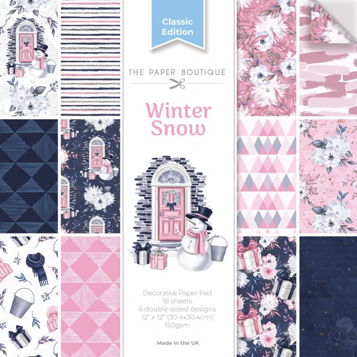 The Paper Boutique Winter Snow 12x12 Decorative Paper Pad