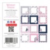 The Paper Boutique Winter Snow Frames & Insert Papers for 6x6 Cards