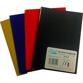 West Sketchbook Matt Assorted Bundle A4 140gsm 40 Pages Pack 5