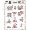 3D Push-Out - Yvonne Creations - Christmas Scenery - Santa