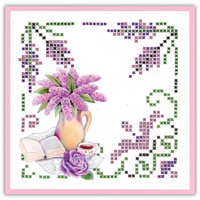 Sparkles Set 93 - Jeanine's Art - Purple Flowers 