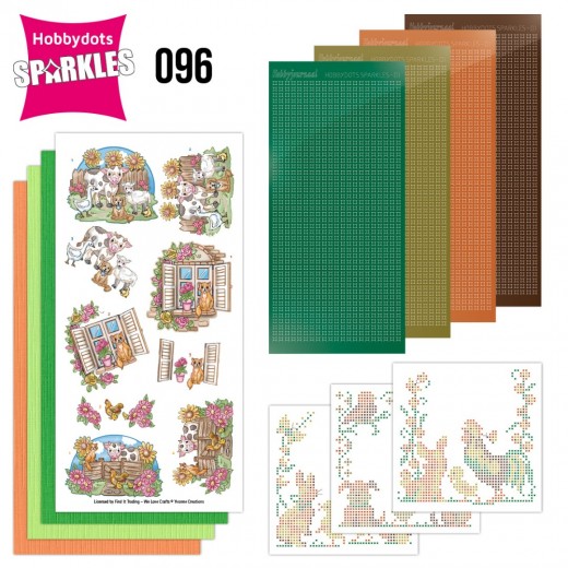 Sparkles Set 96 - Yvonne Creations - Animals and Flowers 