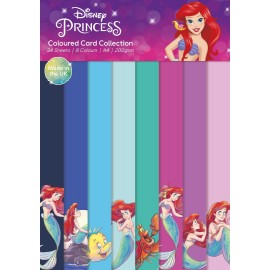 The Little Mermaid - Coloured Card A4 Pack