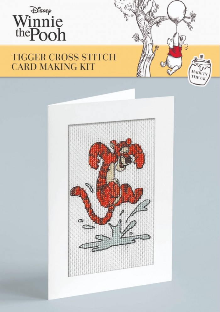 Disney Cross Stitch Card Making Kit Tigger