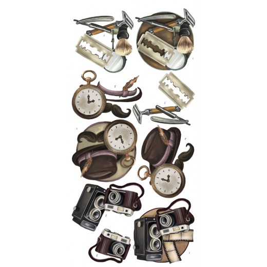 3D Cutting Sheets - Card Deco - Assorti 