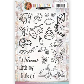 Clear Stamps - Yvonne Creations - Hello World
