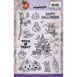 Clear Stamps - Yvonne Creations - Happy Halloween