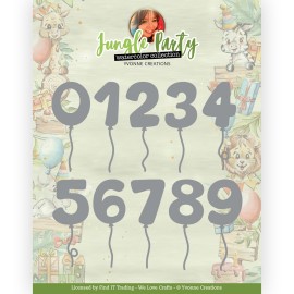 Dies - Yvonne Creations - Jungle Party - Jungle Numbers