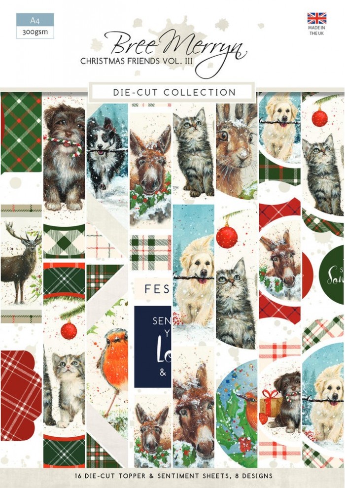 Bree Merryn Christmas Friends Vol III - Die-Cut Collection