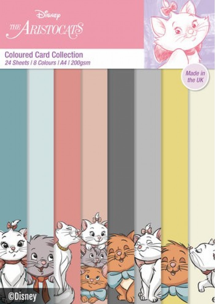 Aristocats - Coloured Card A4 Pack