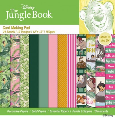 The Jungle Book - Card Making 12x12 Pad