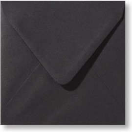 Enveloppen - zwart - 14 x 14 cm