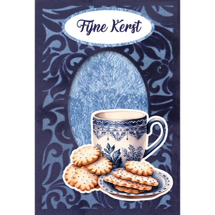 3D Velvet Cards - Falling For Christmas