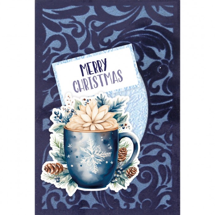 3D Velvet Cards - Falling For Christmas