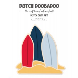 Card Art Stencil - DDBD - Haai Five - Surfsboards