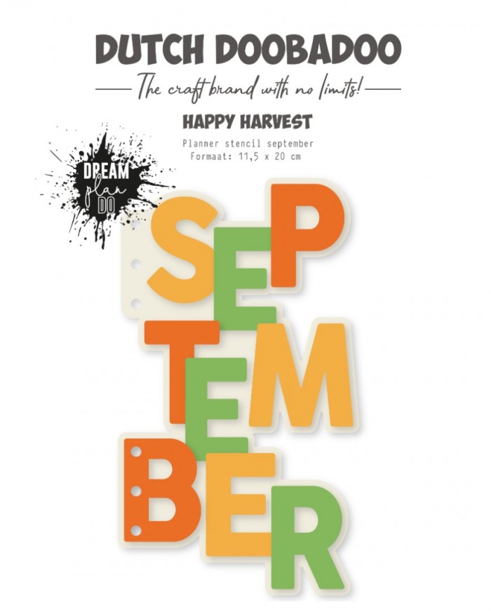 Planner stencil - DDBD - September - A5