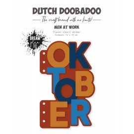 Planner stencil - DDBD - Oktober - A5