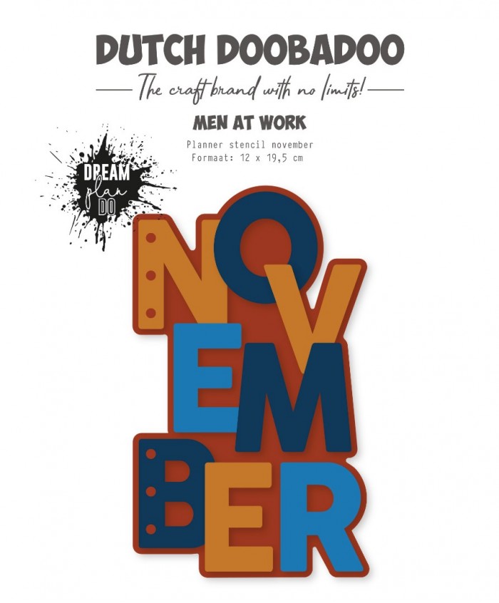 Planner stencil - DDBD - November - A5