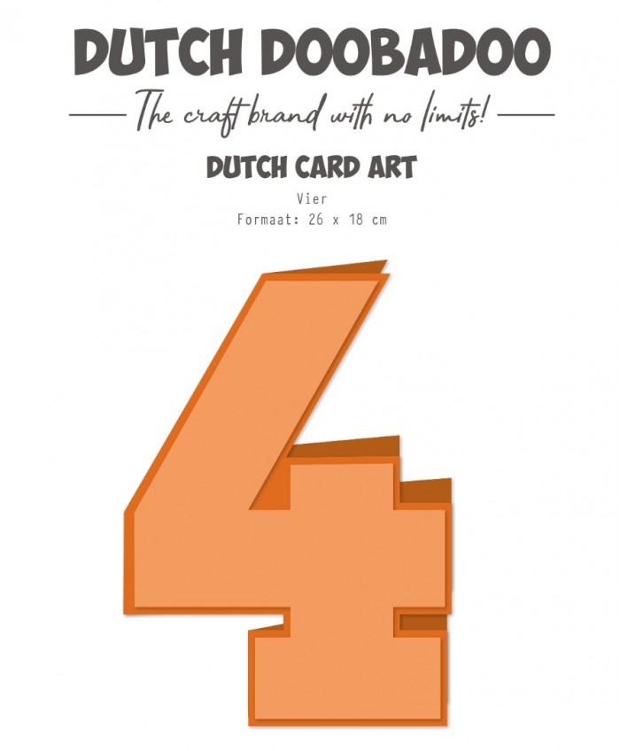 Stencil - DDBD Card Art - Vier A4