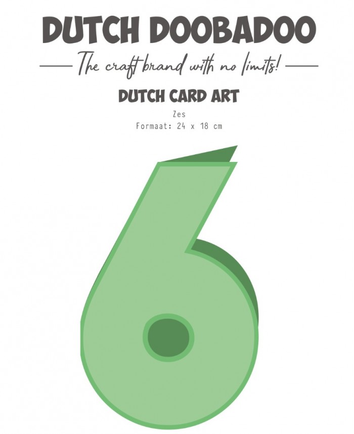 Stencil - DDBD Card Art - Zes A4
