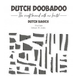 Die-cuts - DDBD - Dutch basics - Stuc tape - 35 pcs