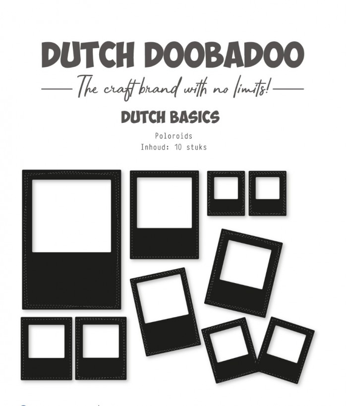 Die-cuts - DDBD - Dutch basics - Polaroids - 10 pcs