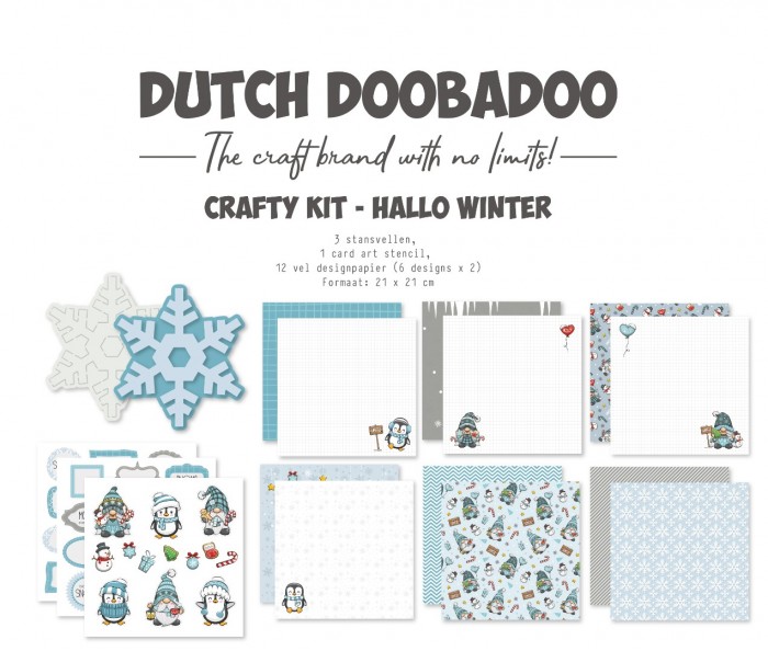 Craftykit - DDBD - Hallo Winter - 21 x 21 cm