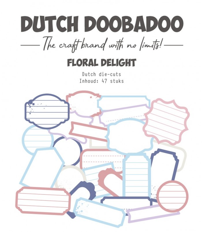 Die-cuts - DDBD - Floral Delight - 47 pcs