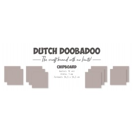 Chipboard 1 mm - DDBD - 30,5 x 30,5 cm - 10 pcs