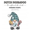 Rubber stamp - DDBD - Hallo Winter - Gnome koekmannetje
