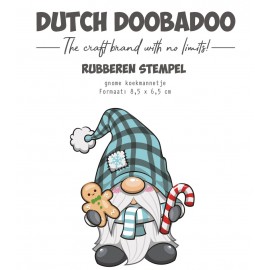 Rubber stamp - DDBD - Hallo Winter - Gnome koekmannetje