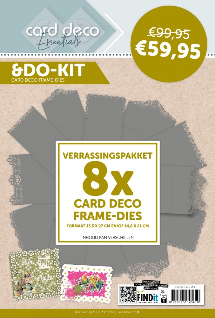 And Do - Kit - Card Deco Essentials - Verrassingspakket 8 Frame Dies