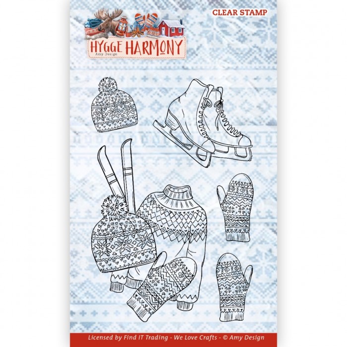 Clear Stamps - Amy Design - Hygge Harmony - Winter Sports