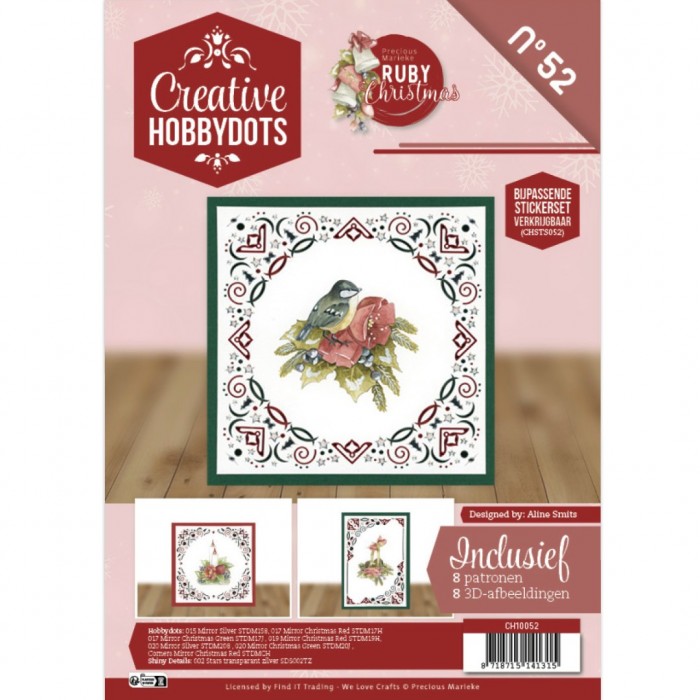 Creative Hobbydots 52 - Precious Marieke - Ruby Christmas