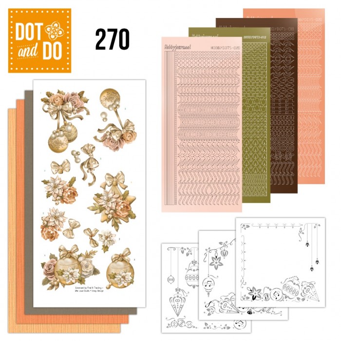 Dot and Do 270 - Amy Design - Frosted Gold Christmas