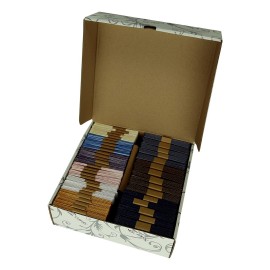 Assorti-doos met 450 Parelmoer Mini-Envelopjes in 9 Verschillende Kleuren