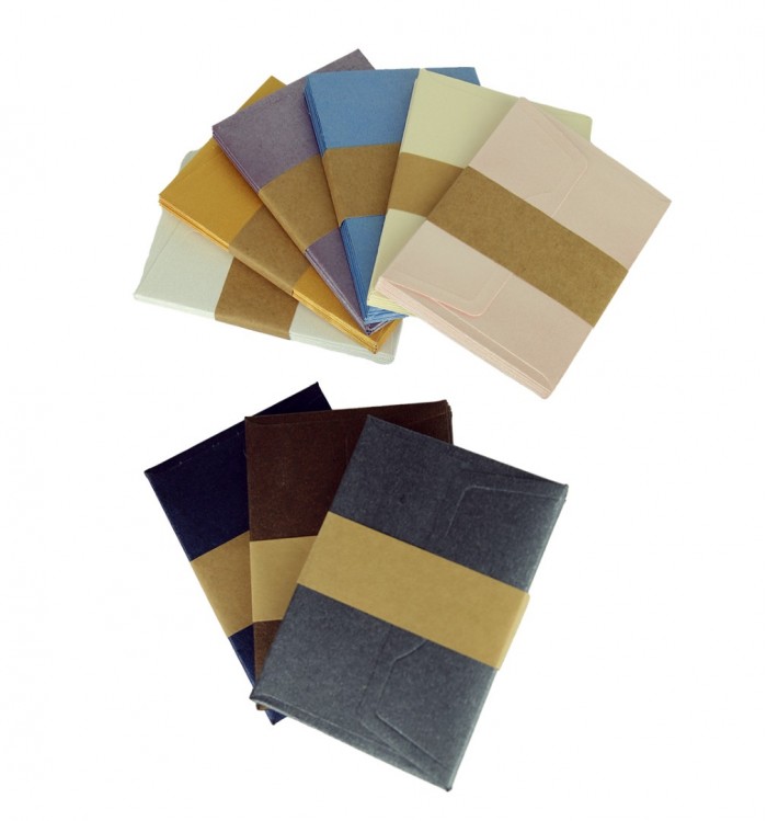 Assorti-doos met 450 Parelmoer Mini-Envelopjes in 9 Verschillende Kleuren